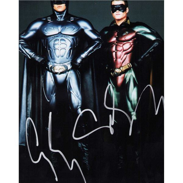 George Clooney/Chris O'Donnell signed photo