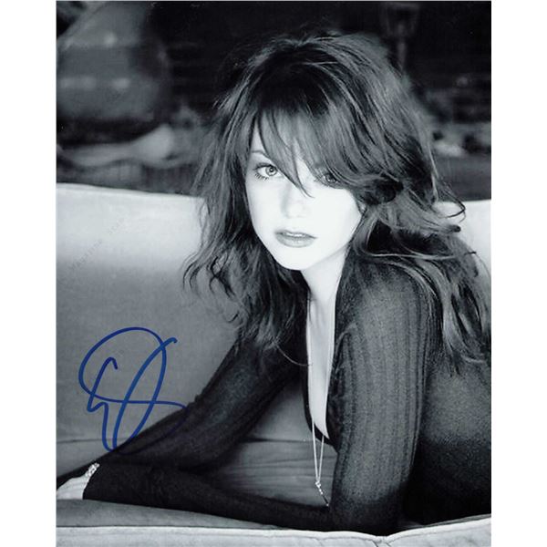 Emma Stone signed photo