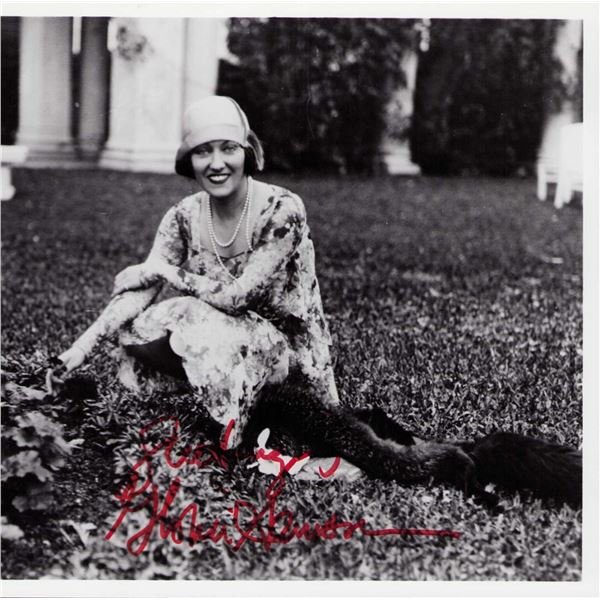 Gloria Swanson signed photo