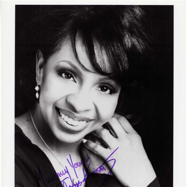 Gladys Knight signed photo