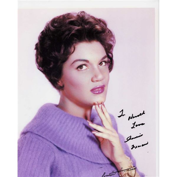 Connie Francis signed photo