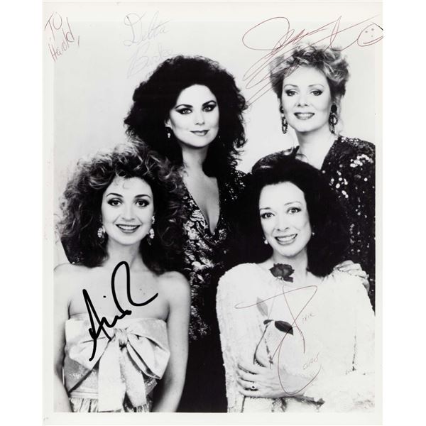 Designing Women cast signed photo