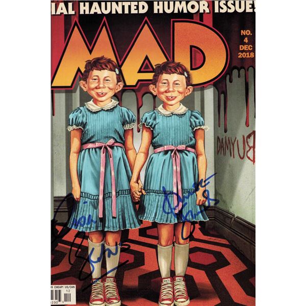 Lisa Burns/Louise Burns signed MAD mag The Shining