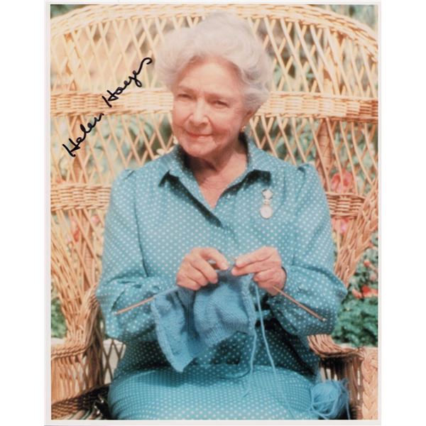 Helen Hayes signed photo