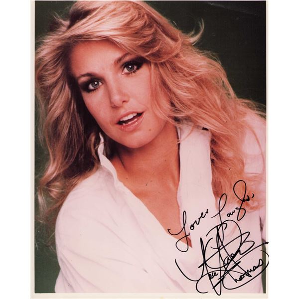 Heather Thomas signed photo