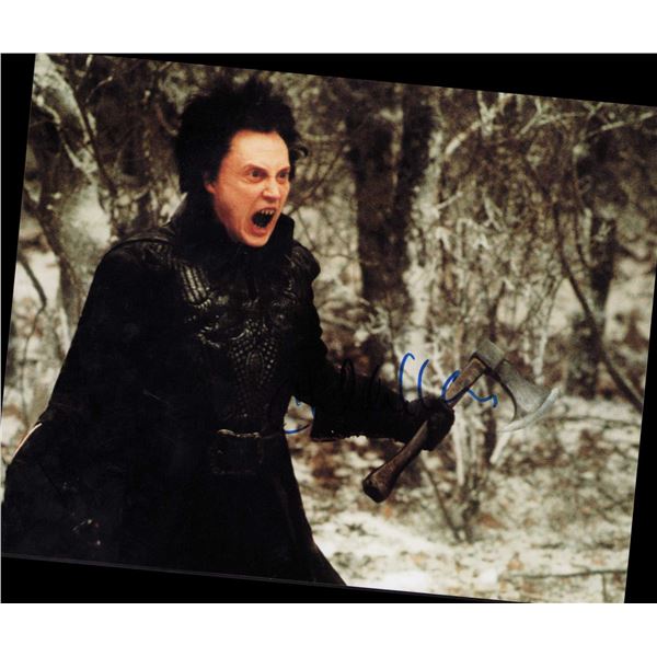 Christopher Walken signed photo