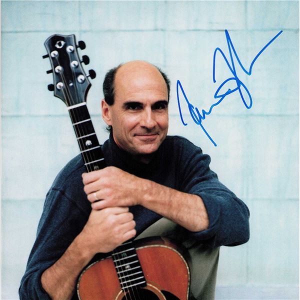 James Taylor signed photo