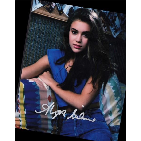 Alyssa Milano signed photo