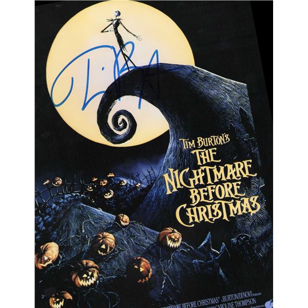Tim Burton signed photo