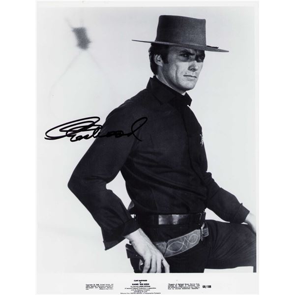Clint Eastwood signed photo
