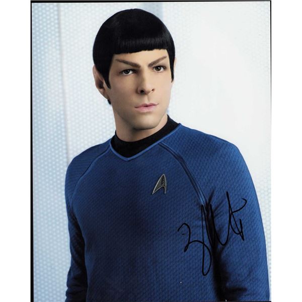 Zachary Quinto signed photo Star Trek