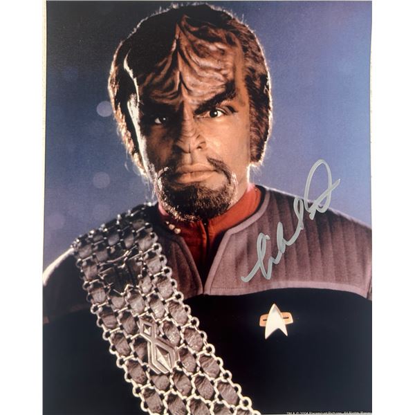 Michael Dorn signed photo Star Trek