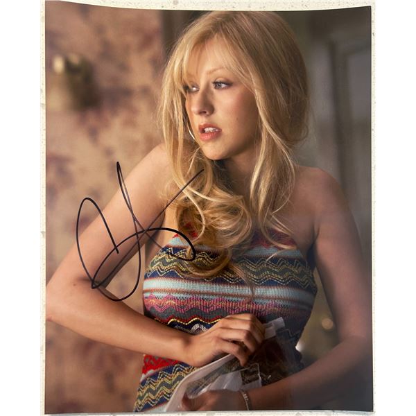Christina Aguilera signed photo