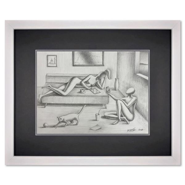 Whiling Away - New York by Kostabi Original