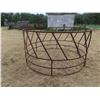 Image 2 : 2 Metal Round Bale Feeders 