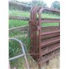 Image 2 : (10) 12ft 6-Bar Metal Corral Panels 
