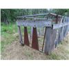 Image 2 : Home Made Metal Framed Hay Feeder 64'' x 12ft 
