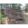 Image 1 : Metal Framed Livestock Loading Chute Weathered 