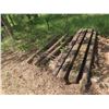Image 1 : 5 Fence Posts, 3 Railroad Ties