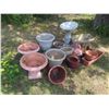 Image 1 : Plastic Planters, Bird Bath 