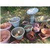 Image 3 : Plastic Planters, Bird Bath 