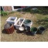 Image 1 : Plastic Planters, Plant Stand 