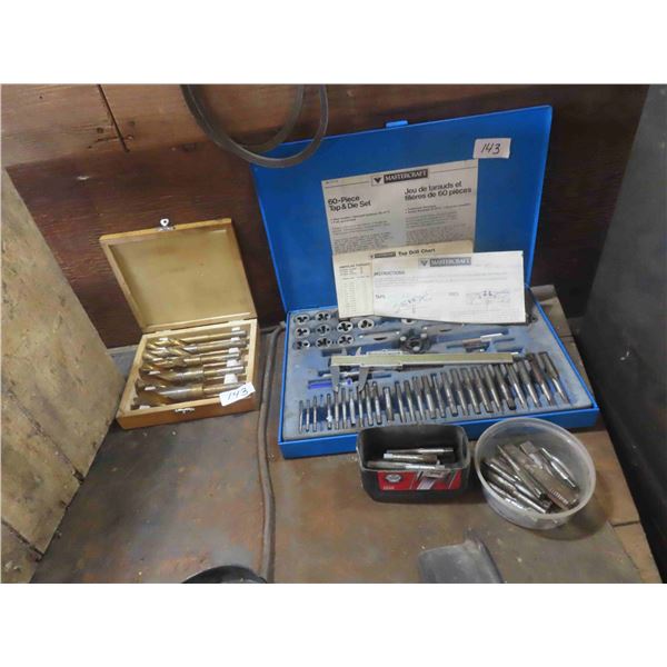 60pcs Tap and Die Set, Drill Bits, Micrometer 