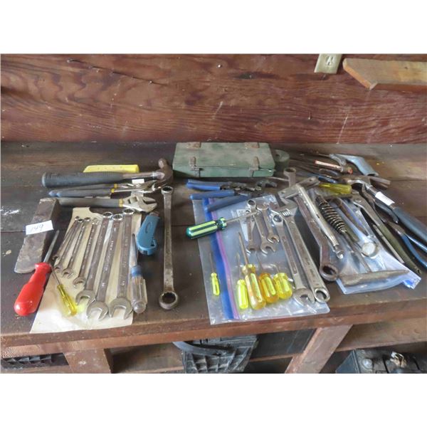 Hammers, Wrenches, Vise Grips, Pliers, Hack Saw