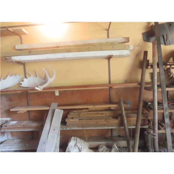 Wood Pieces: 2'' x 4''s , 4'' x 4''s , Tongue and Groove, 2'' x 6''s 