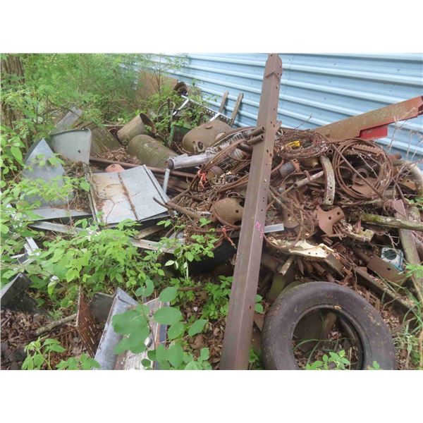 East of Shop , Shop Implement Scrap Pile 