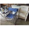 Image 1 : 2 Folding Lawn Chairs, 2 Folding Patio Chairs 