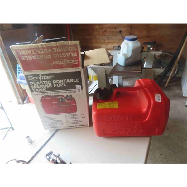 New Plastic Portable Marine Fuel Tank 12L 