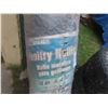 Image 2 : Full Roll of Chicken Wire 48'' x 150ft with 6 T Posts 