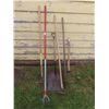 Image 1 : Yard Tools: Shovel, Axe, Hoe, Cultivator, Potato Fork 