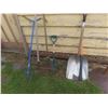 Image 1 : Scoop Shovel, Rakes, Axe, Cultivator & More 