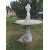 Image 1 : Concrete Bird Bath 44'' Tall , Concrete Stand 26'' High 
