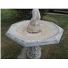 Image 3 : Concrete Bird Bath 44'' Tall , Concrete Stand 26'' High 