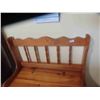 Image 2 : Pine Storage Bench with Storage 38'' Wide 