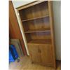Image 1 : 2 Door Cabinet with Open Shelves 72'' x 32'' x 12''