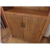 Image 4 : 2 Door Cabinet with Open Shelves 72'' x 32'' x 12''