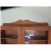Image 3 : 2 Door Oak Cabinet with Glass 30'' x 24'' x 6'' 