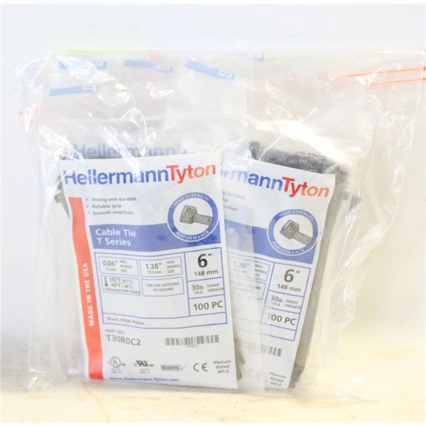 500/6 INCH CABLE TIES