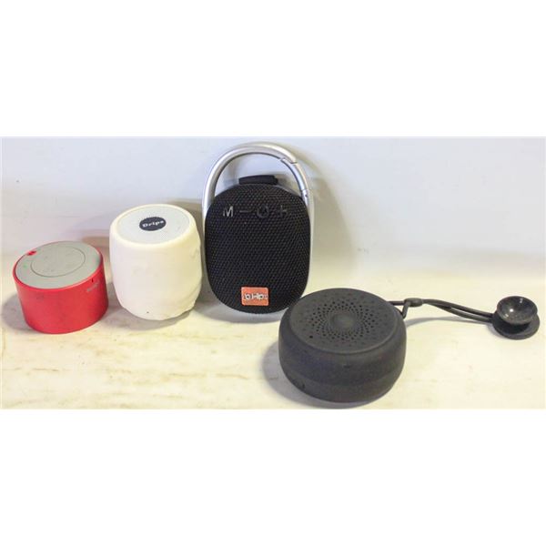 LOT OF PORTABLE SPEAKERS