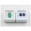 Image 1 : #231-NATURAL AVENTURINE 4.75CT & SAPPHIRE  4.55CT