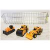Image 1 : 2 CAT DIECASTS + MAISTO BULL DOZER