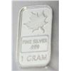 Image 1 : 1 GRAM SILVER MAPLE BAR