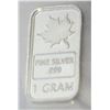 Image 1 : 1 GRAM SILVER MAPLE BAR