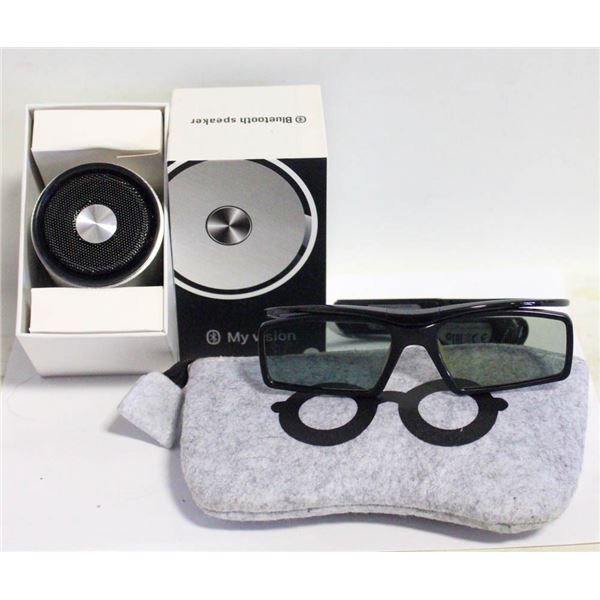 GOOGLE LENS GLASSES & BLUETOOTH SPEAKER