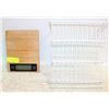 Image 1 : KITCHEN FOOD SCALE +3 TIERED WIRED TEA/SPICE RACKS