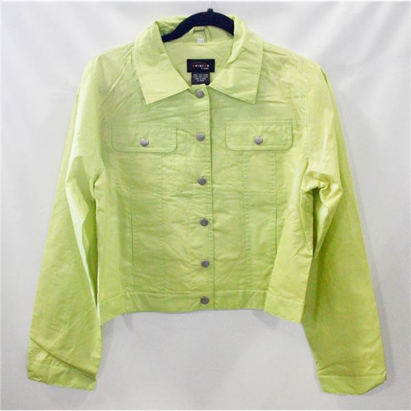 NEW GREEN RAIN COAT S/42